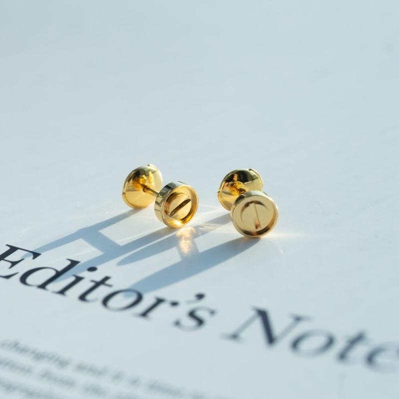 CARTIER LOVE EARRINGS GOLD 7.2MM