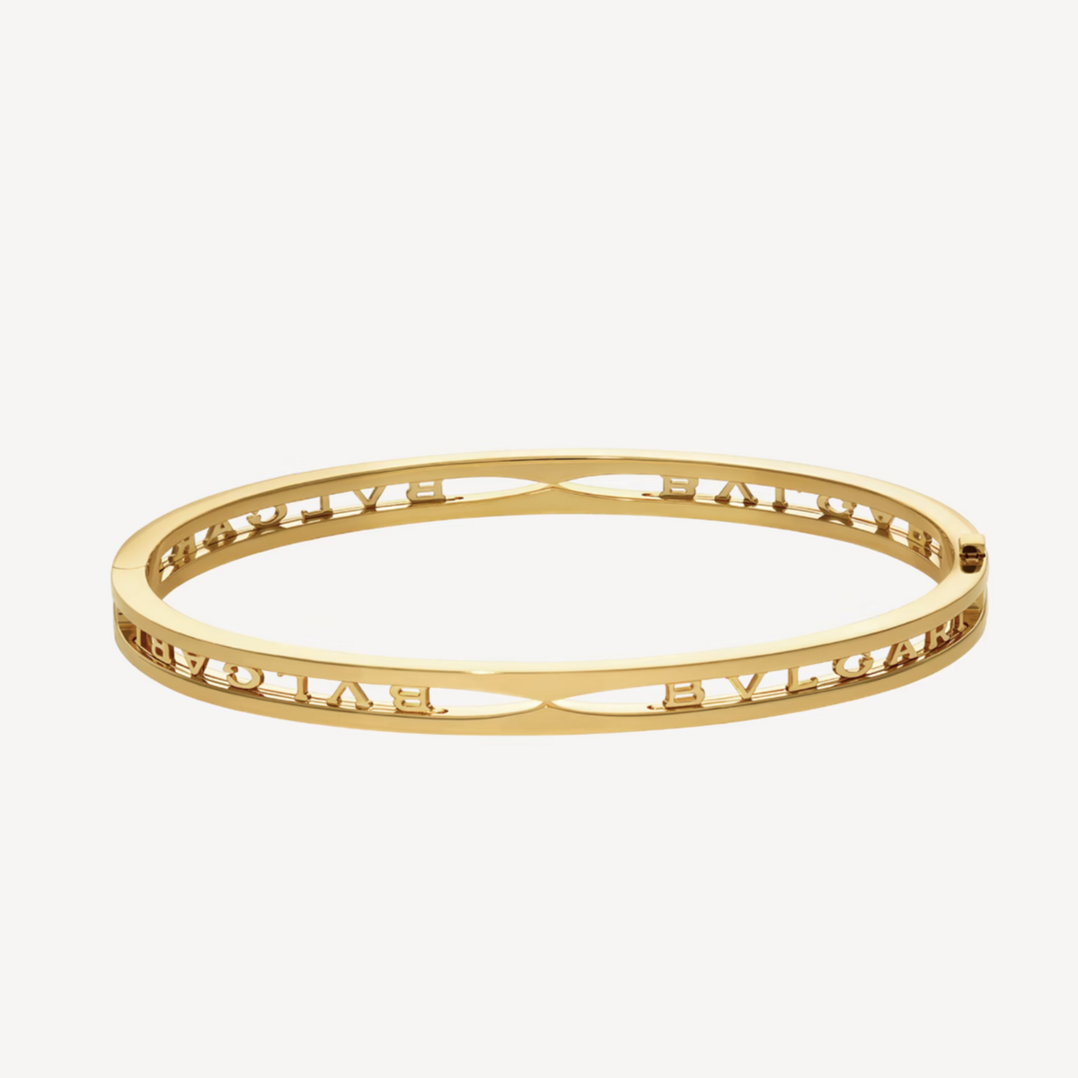 Bvlgari ZERO 1 SPIRAL LOGO GOLD BRACELET