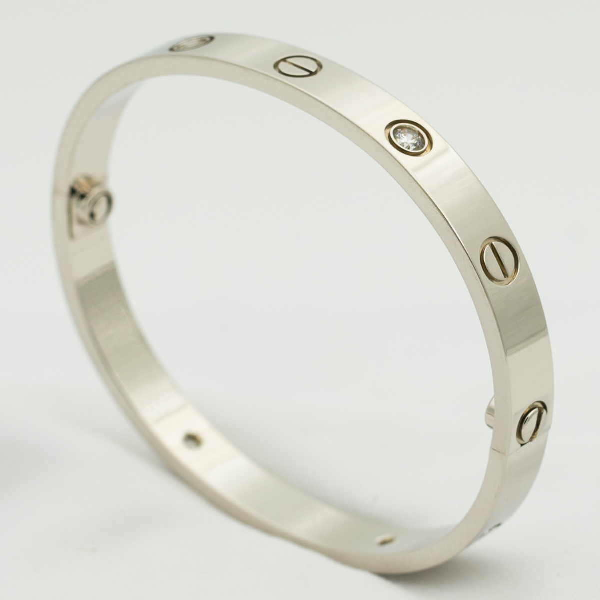 CARTIER LOVE BRACELET 6.1MM 4 DIAMONDS