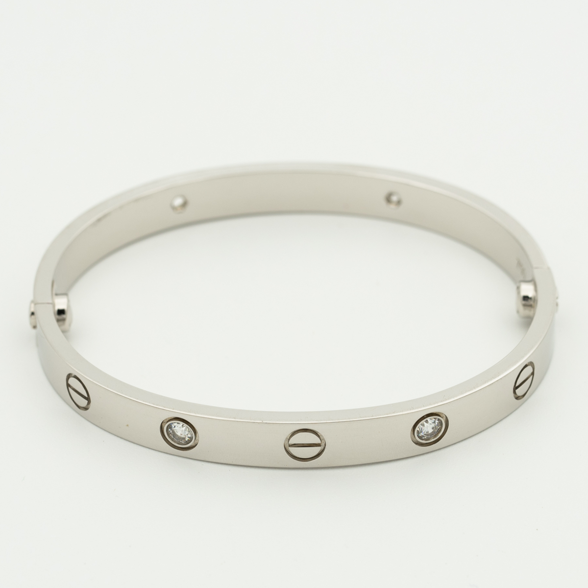 CARTIER LOVE BRACELET 6.1MM 4 DIAMONDS