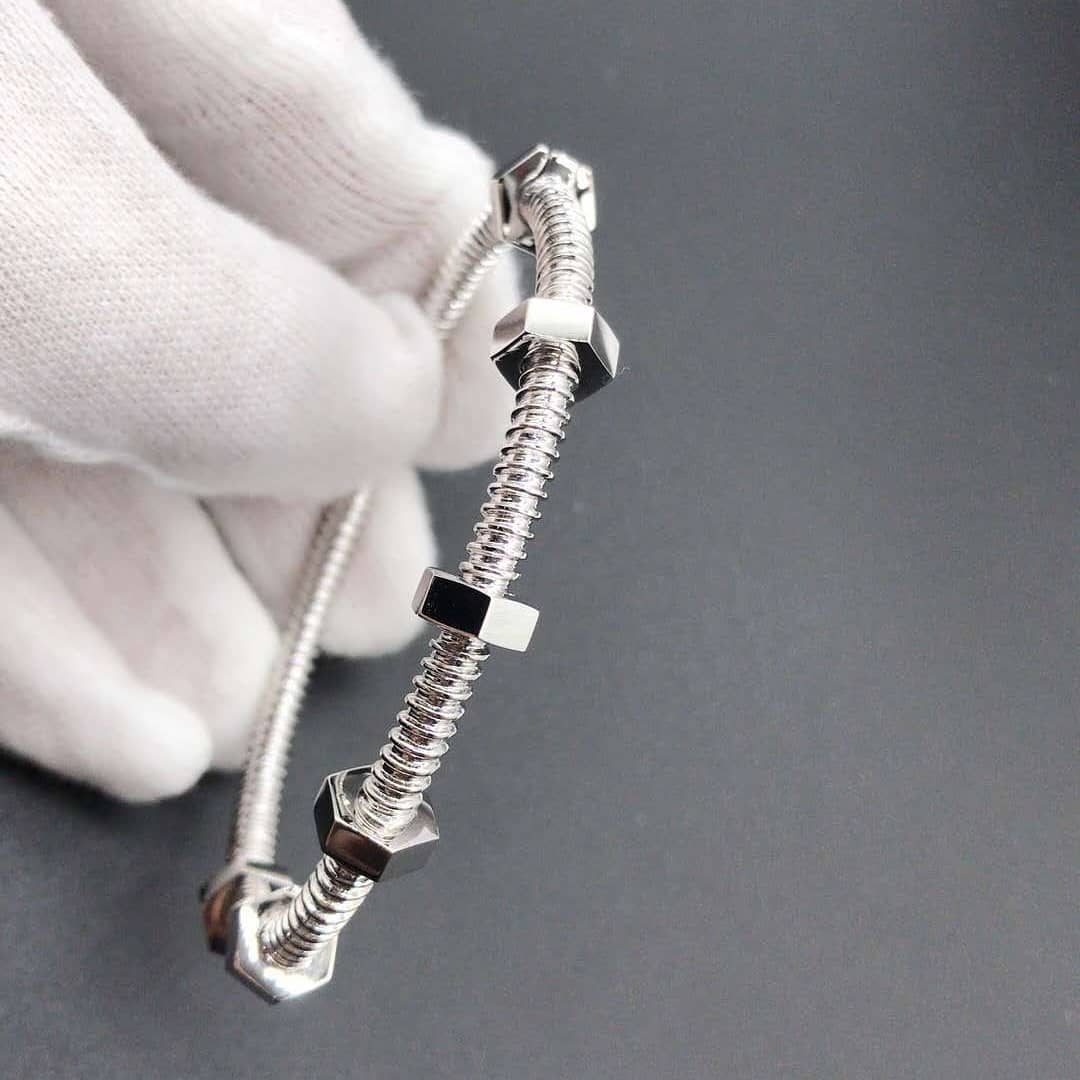 CARTIER NUTS AND BOLTS SILVER BRACELET