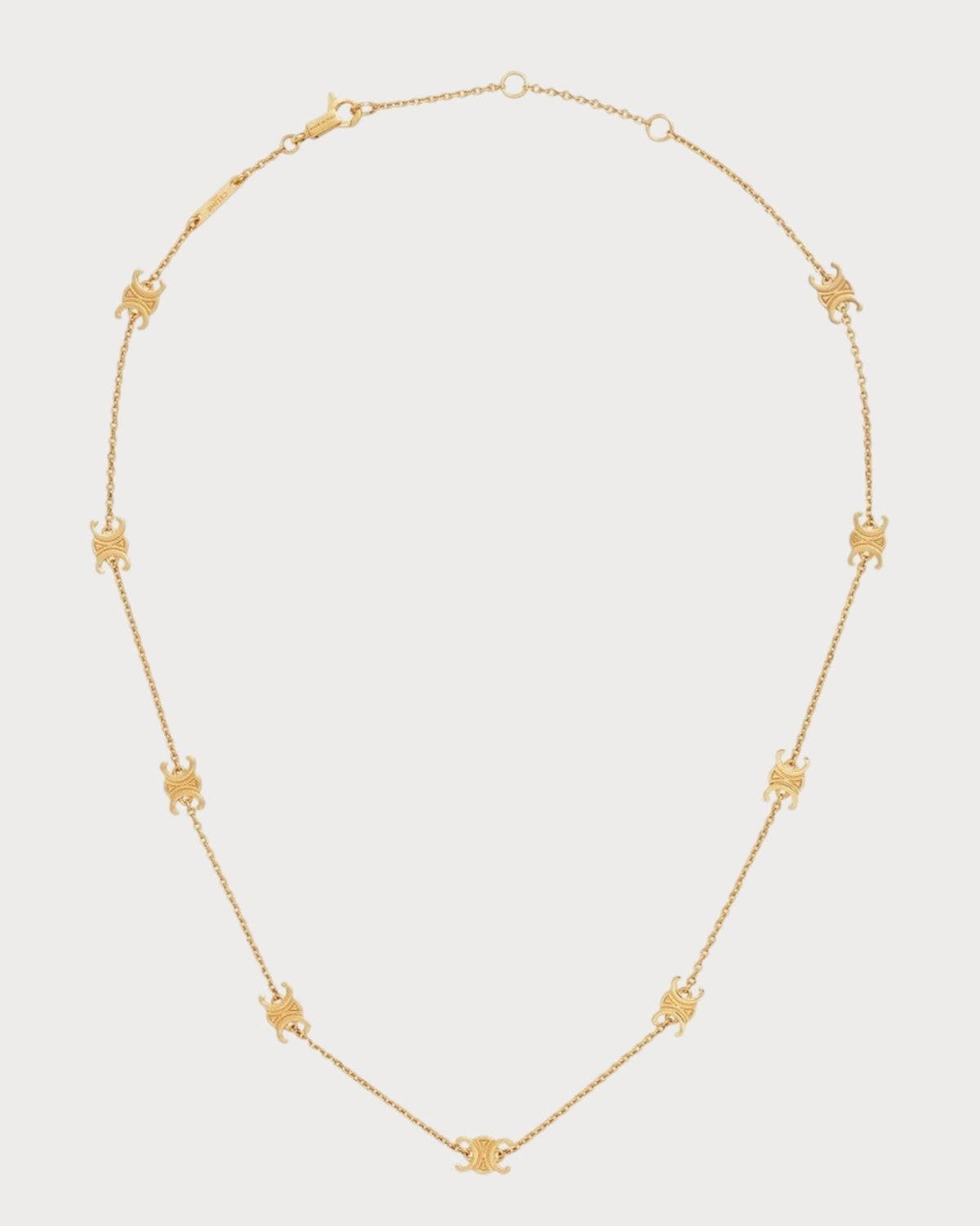 CELINE Triomphe Triomphe Necklace Brass(Mini/2 Colors)