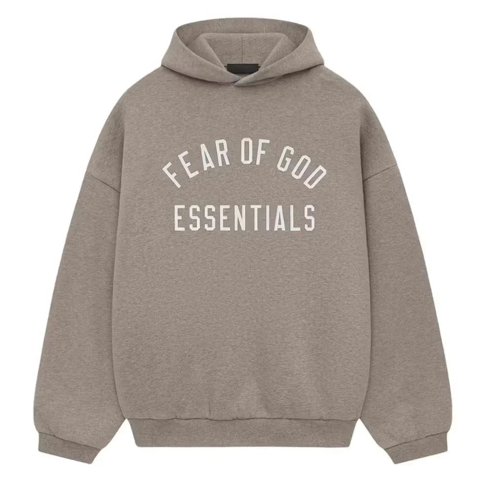 Fear of God Essentials Fleece Hoodie Heather Gray
