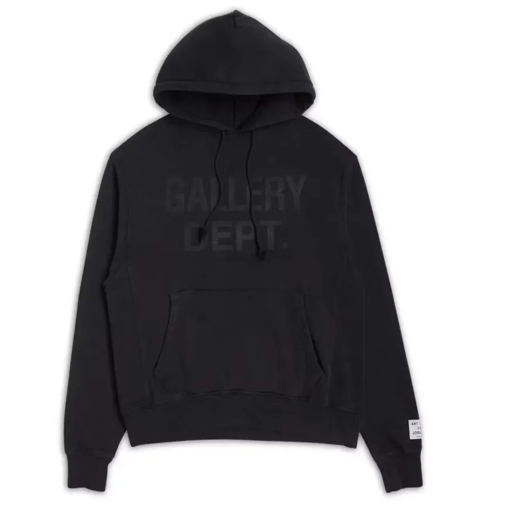 Gallery Dept. Centered Logo Hoodie Black