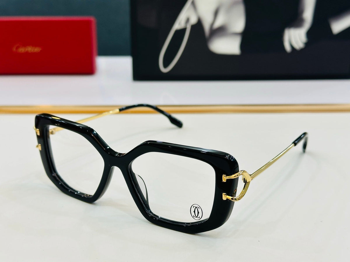 CARTIER SQUARE FRAME SUNGLASSES CT0531S IN ACETATE AND METAL
