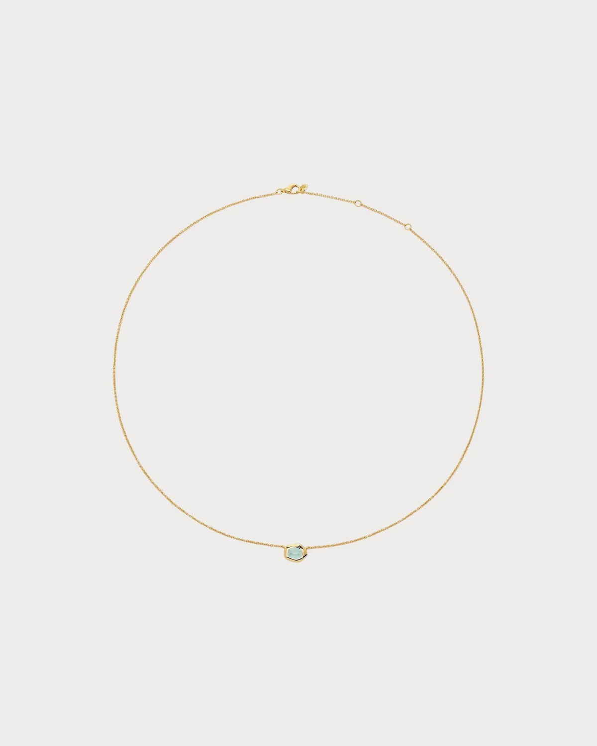 MONICA VINADER Odyssey 18ct Yellow-Gold Vermeil and Aquamarine Necklace(Blue)