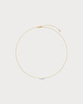 MONICA VINADER Riva 18ct Yellow Gold-Plated Vermeil Sterling-Silver and 0.11ct Lab-Grown Diamond Pendant Necklace(Gold)
