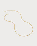 MONICA VINADER Rope-Effect Gold Vermeil Chain Necklace(Gold)