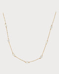 PERSEE Yellow Gold and Diamond 7-Stone Danae Necklace(Yellow Gold)
