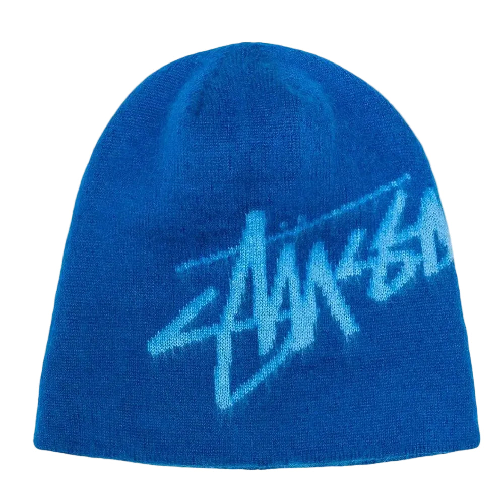 Stussy Brushed Out Stock Skullcap Blue